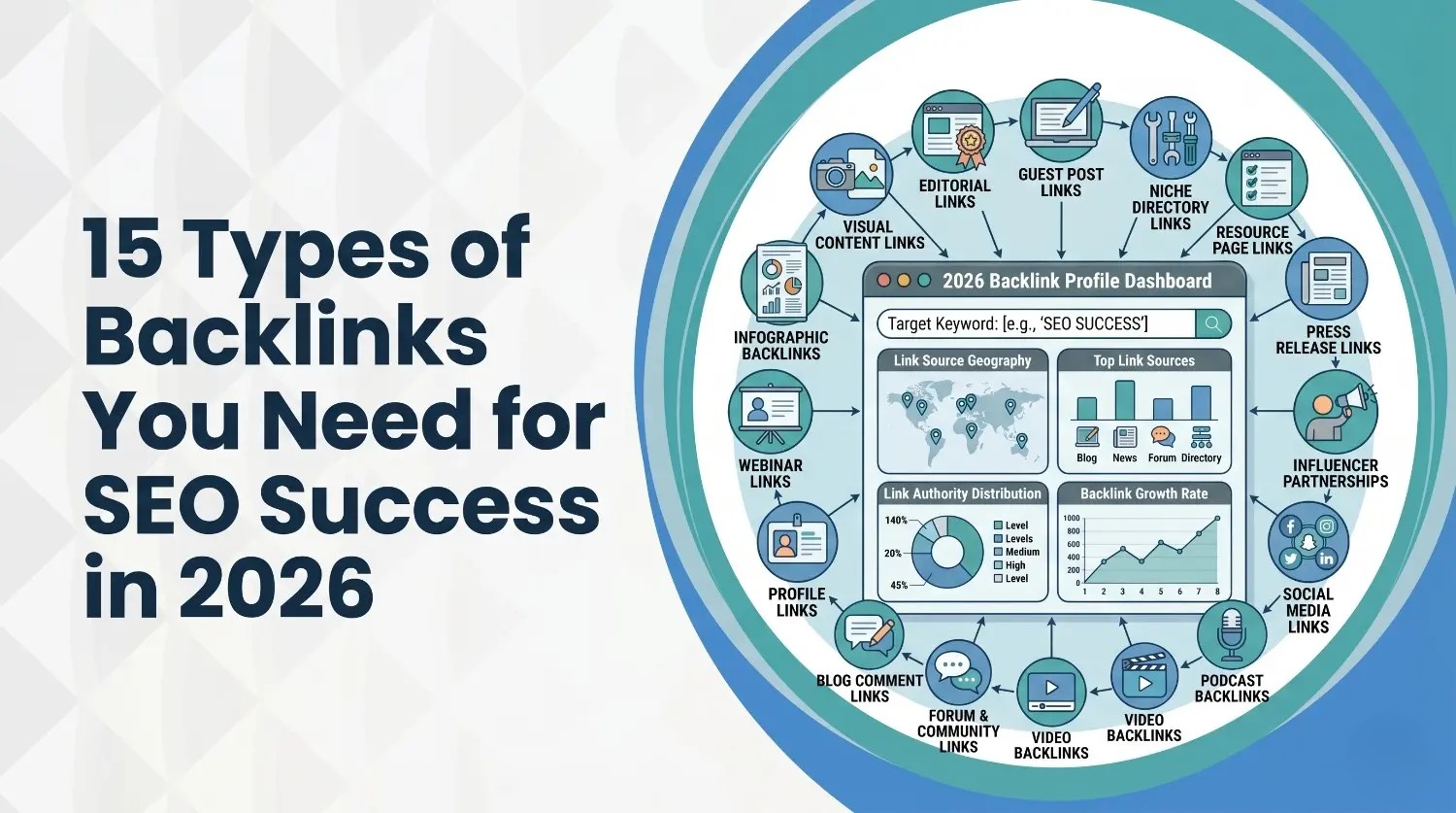 15 Types of Backlinks You Need for SEO Success in 2026